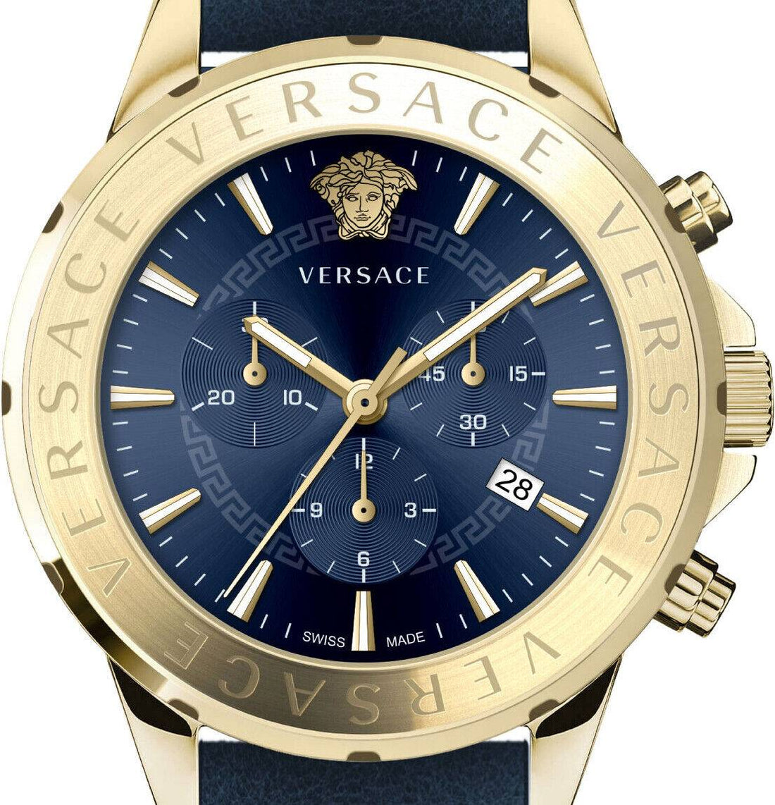Versace Signature Swiss Made Chronograph Men's Watch VEV601423 44mm