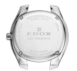 EDOX LES BÉMONTS 57004 3 BUIN Swiss made ladies watch 30mm