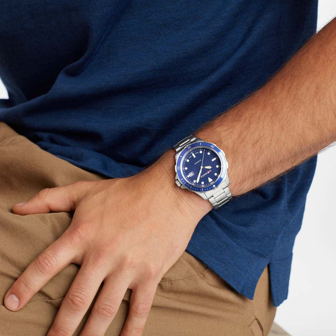 M+Watch by Mondaine Aqua Steel Men's watch 42mm