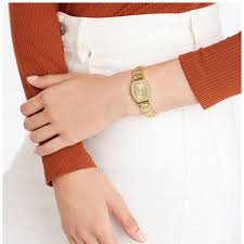 M+Watch by Mondaine Gold-tone ladies watch 22mm