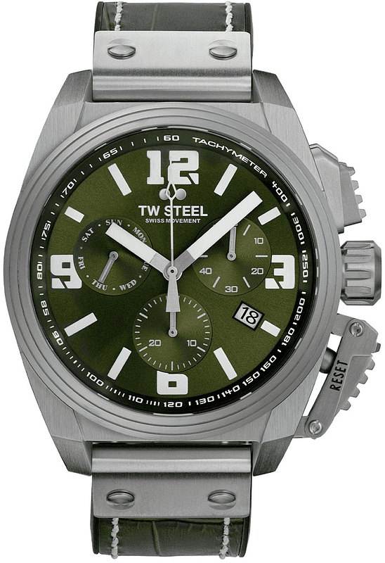 TW Steel TW1116 Canteen Swiss Chronograph Men's Watch 46mm