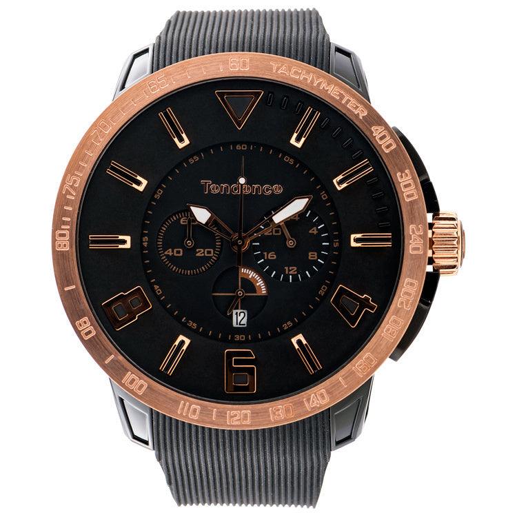 Tendence Gulliver Sport Chrono Black 10ATM XXL - horlogeoutlet.nl