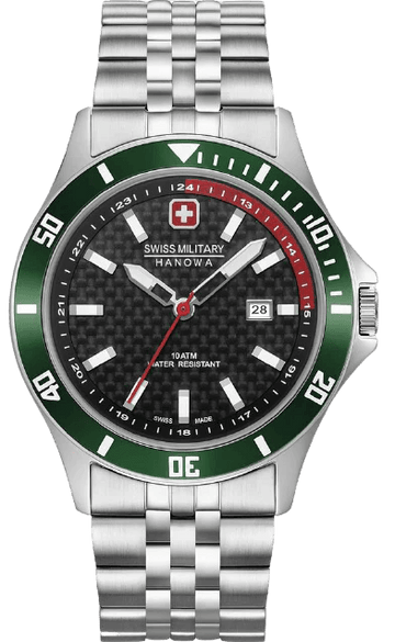 Swiss Military Hanowa Flagship Racer Horloge 42 mm - horlogeoutlet.nl