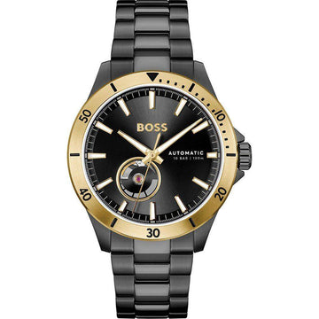 Hugo Boss Herenhorloge Zwart RVS Mechanisch, 41-45mm