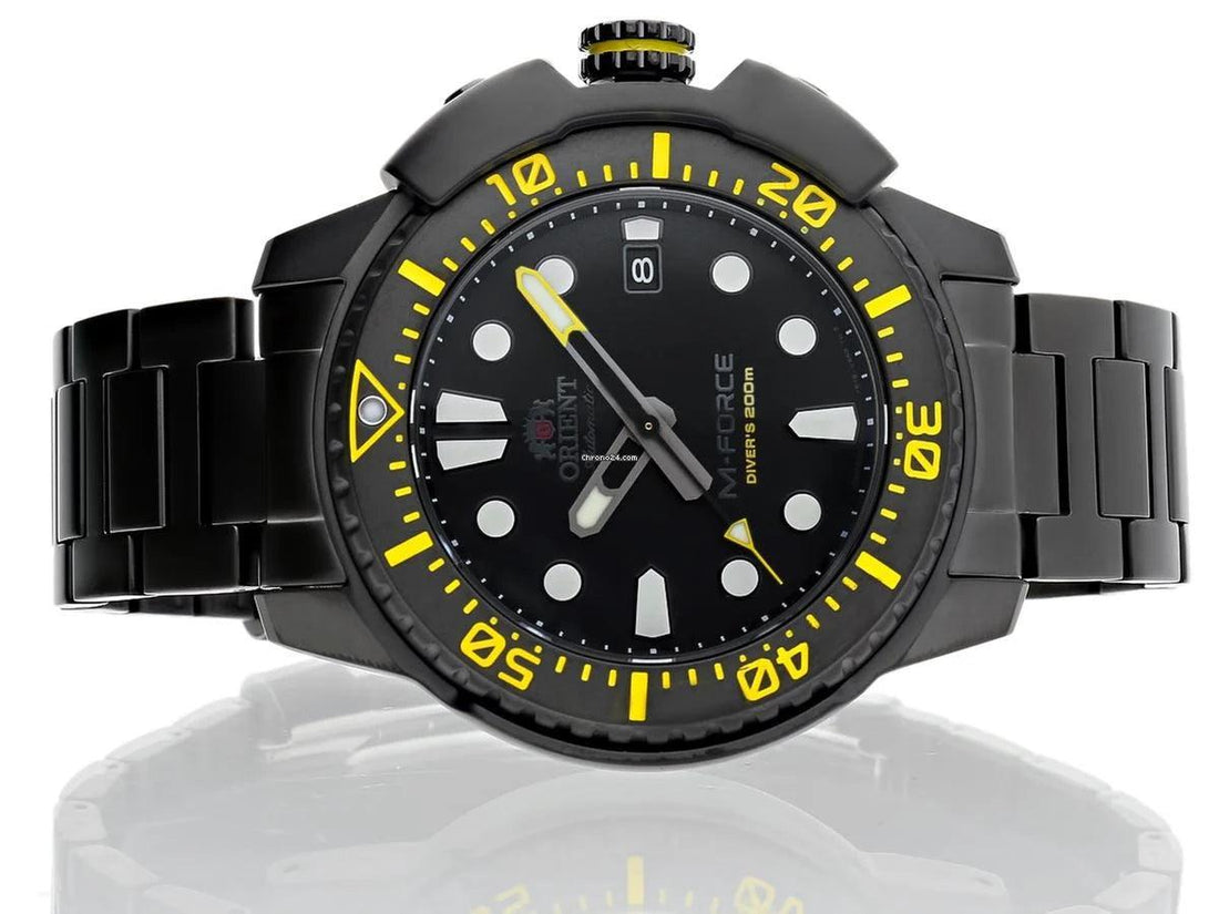 Orient M-Force Diver 200m 45mm RA-AC0L06B00B (DEMO) - horlogeoutlet.nl