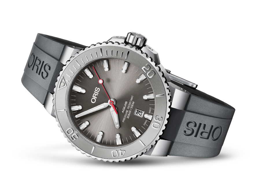 Oris Aquis Date Grey Men's Watch 43.5 mm