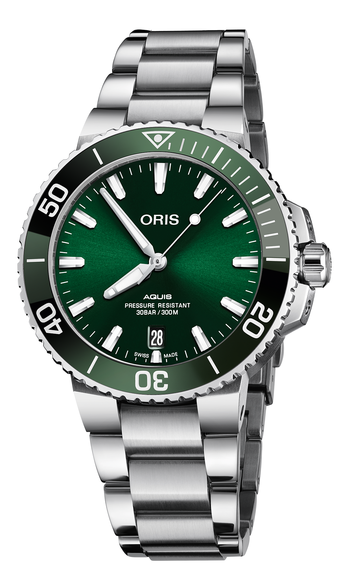 Oris Aquis Date Green Dial 39,5mm