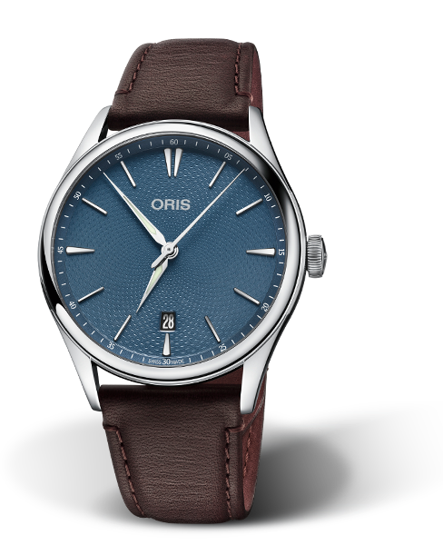 Oris Atelier Date Watch with Brown Band 40mm