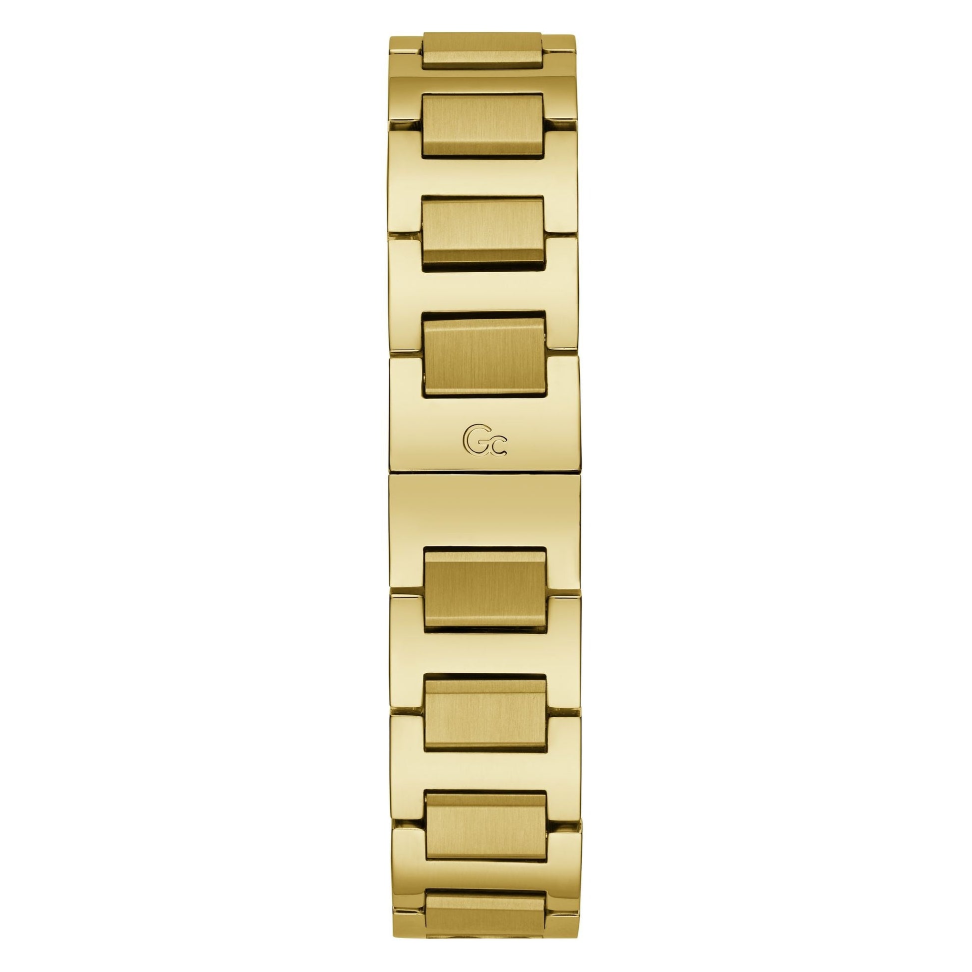 Gc Dameshorloge 34mm - Classic Collection Z38001L9MF met goudkleurige roestvrijstalen schakelband, elegant en duurzaam design.