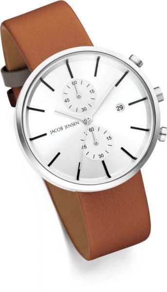 Jacob Jensen Linear 622 Chronograaf Horloge 42 mm - horlogeoutlet.nl