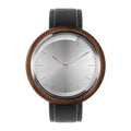 Auteur Watches Revolution I - Swiss Made Houten Herenhorloge Zwart Leer 43mm - horlogeoutlet.nl