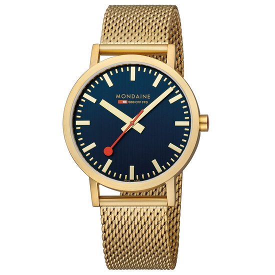 Mondaine Unisex-Uhr Milanese 40mm