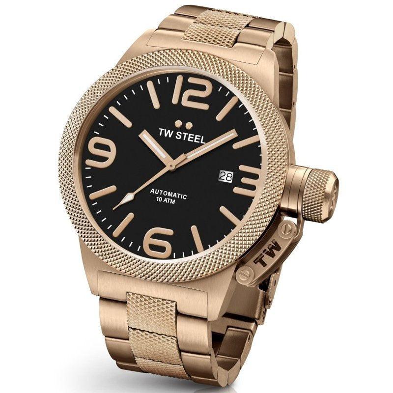 TW Steel CB175 Canteen Bracelet Automaat Horloge 45mm - horlogeoutlet.nl