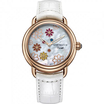 Aerowatch Floral Swiss Made Ladies watch 38mm