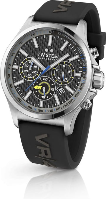 TW Steel Pilot TW939 VR46 Valentino Rossi Chronograaf Horloge 48mm