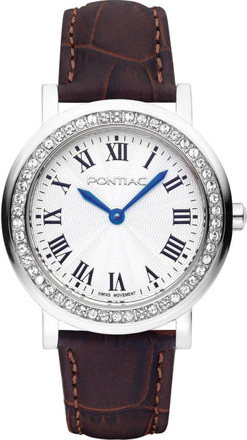 Pontiac Roman Swiss Made Women's Watch 34 mm