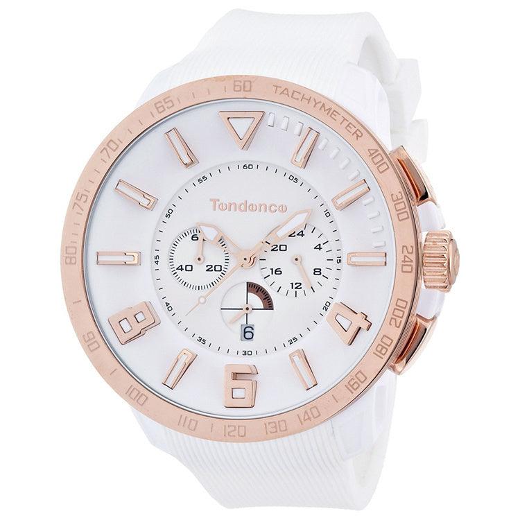 Tendence Gulliver Sport Chrono White 10ATM XXL - horlogeoutlet.nl