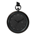 Auteur Watches Memento Midnight - Ebbenhout en Zwart Staal Zakhorloge 44mm - horlogeoutlet.nl