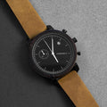 Kerbholz Franz Houten Chronograaf Horloge Sandalwood XL 45mm - horlogeoutlet.nl