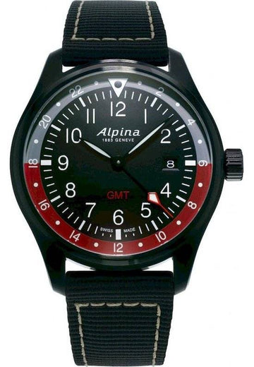 Alpina Startimer Pilot Quartz GMT AL-247BR4FBS6 Men's watch 42mm