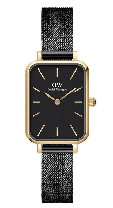 Daniel Wellington Quadro Pressed Ashfield Dameshorloge - DW00100558 - 20x26mm