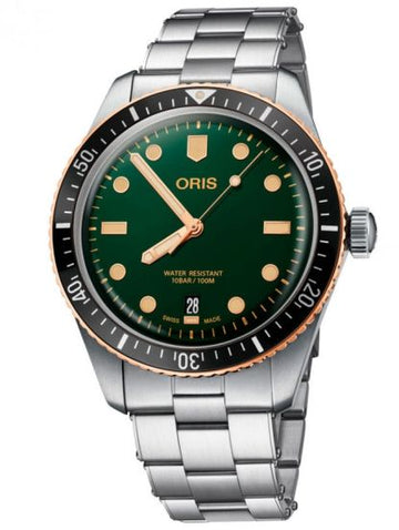 Oris Divers Sixty-Five with Green Dial 40mm