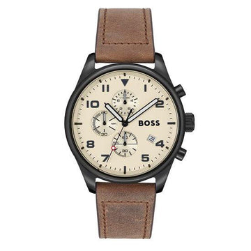 Hugo Boss View Chronograaf Herenhorloge 44mm HB1513990 - horlogeoutlet.nl