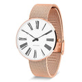 Arne Jacobsen Roman Horloge Large Rose Goud 53312-2011 - 40mm - horlogeoutlet.nl