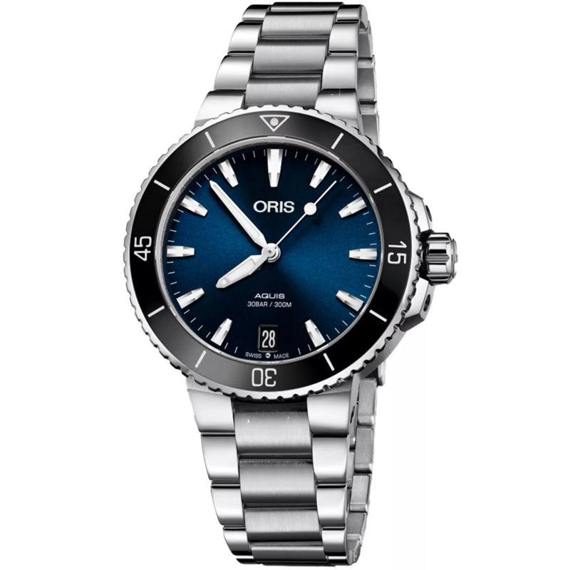 Oris Aquis Date 30ATM Dames Duikhorloge 36.5mm - horlogeoutlet.nl