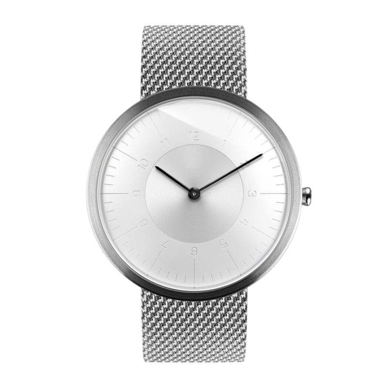 Auteur Watches Moonlight Dawn - Extra Plat Designhorloge Milanese Staal 39mm - horlogeoutlet.nl