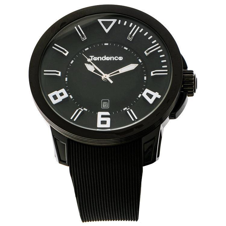 Tendence Gulliver Sport Black 10ATM XXL - horlogeoutlet.nl