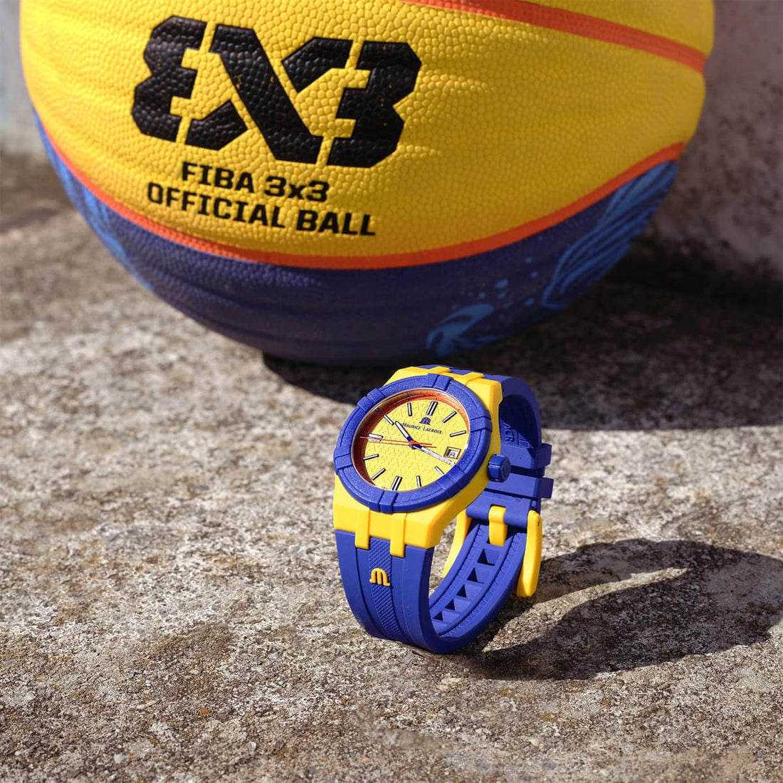 Maurice Lacroix Les Historiques AI2008-70070-300-0 A Aikon #Tide FIBA 3x3 Clock 40mm