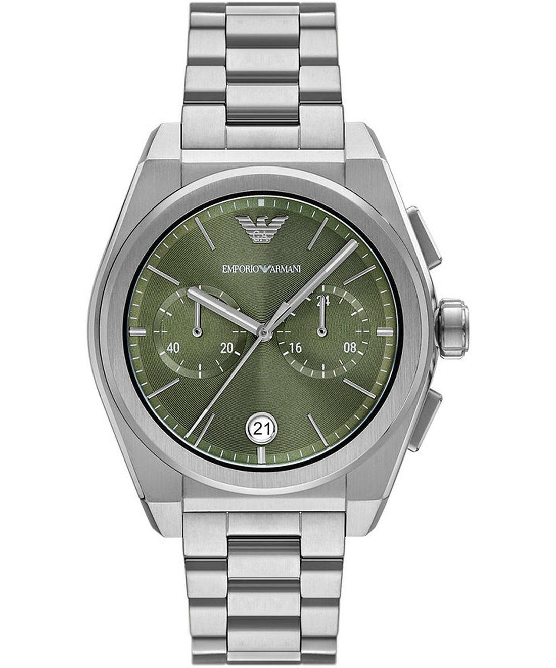Armani Herenhorloge AR11640 Grijs/Groen - Stijlvol & Robuust 41-45mm