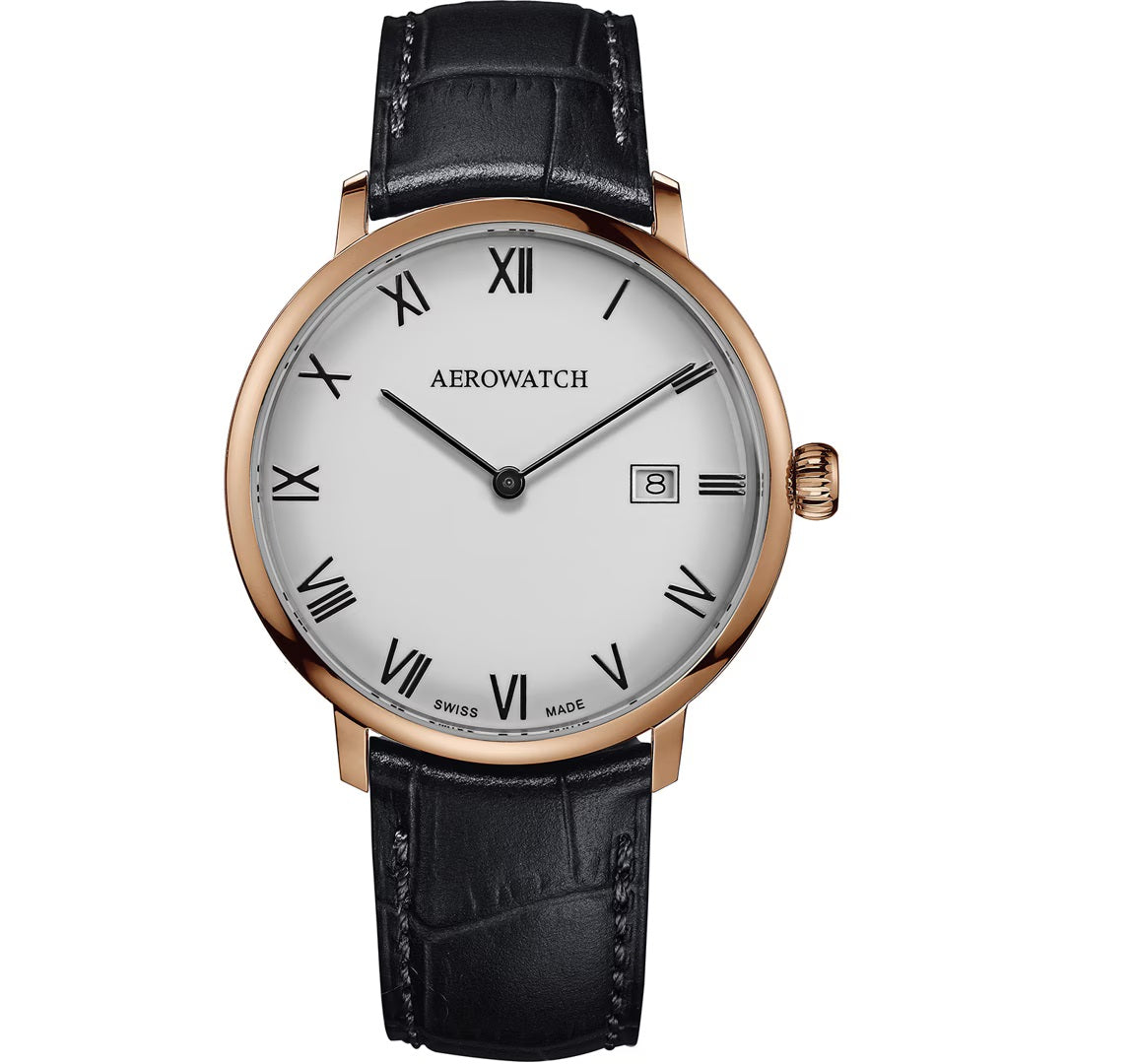 Aerowatch Héritage Slim Swiss Made Herrenuhr 40mm