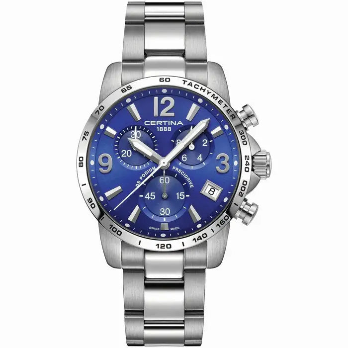 Certina DS C0344171104700 Podium Chronograph 1/10 Precidrive Men's Watch 41mm
