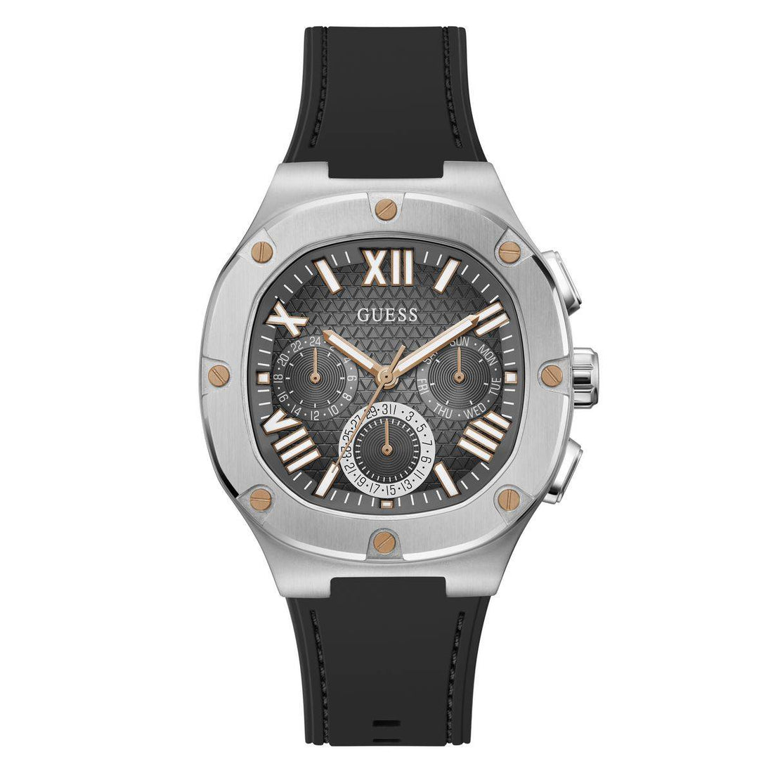 Guess GW0571G1 Herenhorloge Zwart/Grijs, 41-45mm