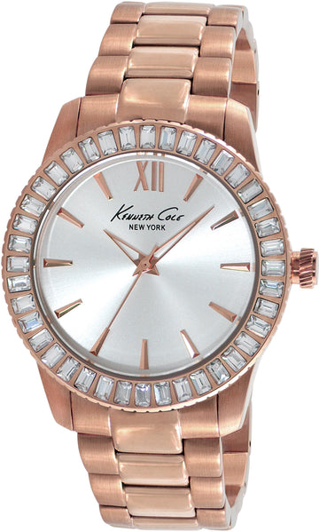 Kenneth Cole Dameshorloge Roze Goud RVS 39 mm
