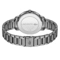 Lacoste horloge dames - LC2001220 met roestvrijstalen band en gegraveerd logo op de sluiting, ideaal voor een elegante en moderne look.