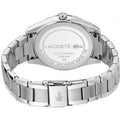 Lacoste Dameshorloge 36mm - Lacoste Parisienne met roestvrijstalen band en gegraveerde achterkant. Luxe dameshorloge voor elke gelegenheid.