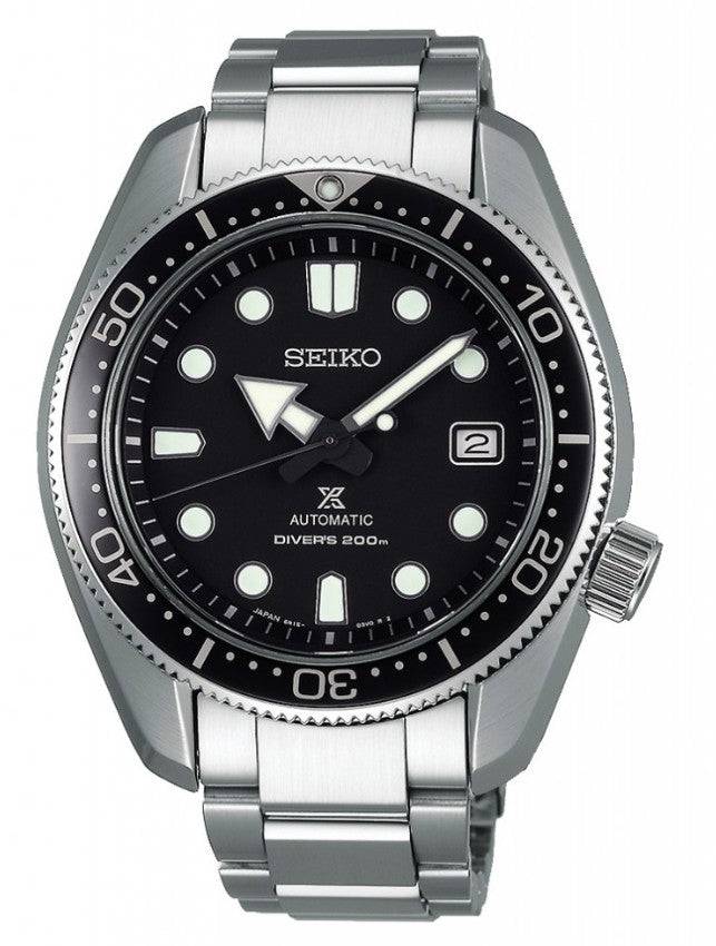 Seiko Prospex Herenhorloge SPB077J1EST 44mm met zwart duikhorloge-design, automatische 6R15 uurwerk en roestvrijstalen band. Waterdicht tot 200m.