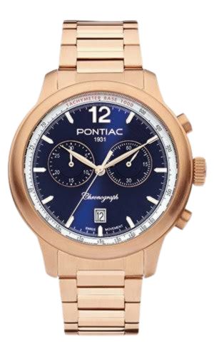 Pontiac Henry Chrono P40028 Men's Watch 43mm