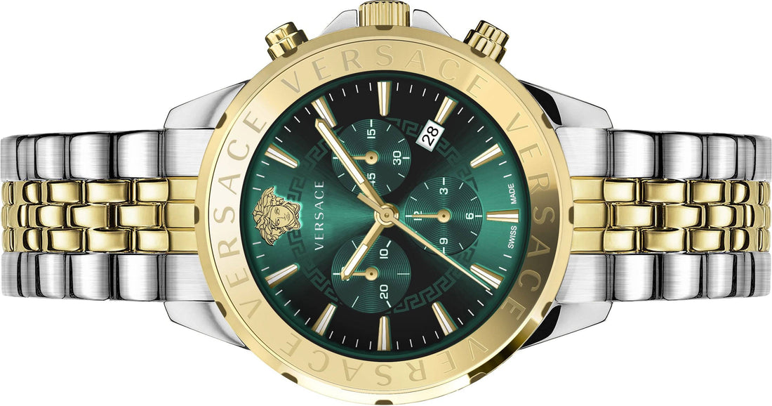 Versace Swiss Made Signature Chronograph Men's Watch VEV602023 44mm