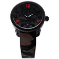 Tendence Gulliver Camouflage Horloge Dark 10 ATM L - horlogeoutlet.nl