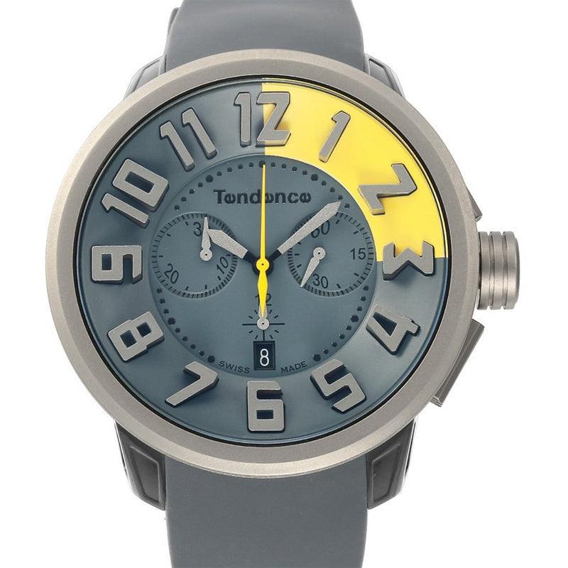 Tendence Gulliver Titanium Swiss Made Chrono 10ATM XXL - horlogeoutlet.nl