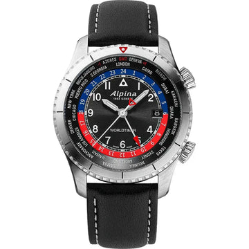 Alpina Startimer Pilot Worldtimer AL-255BRB4S26 Men's watch 41mm