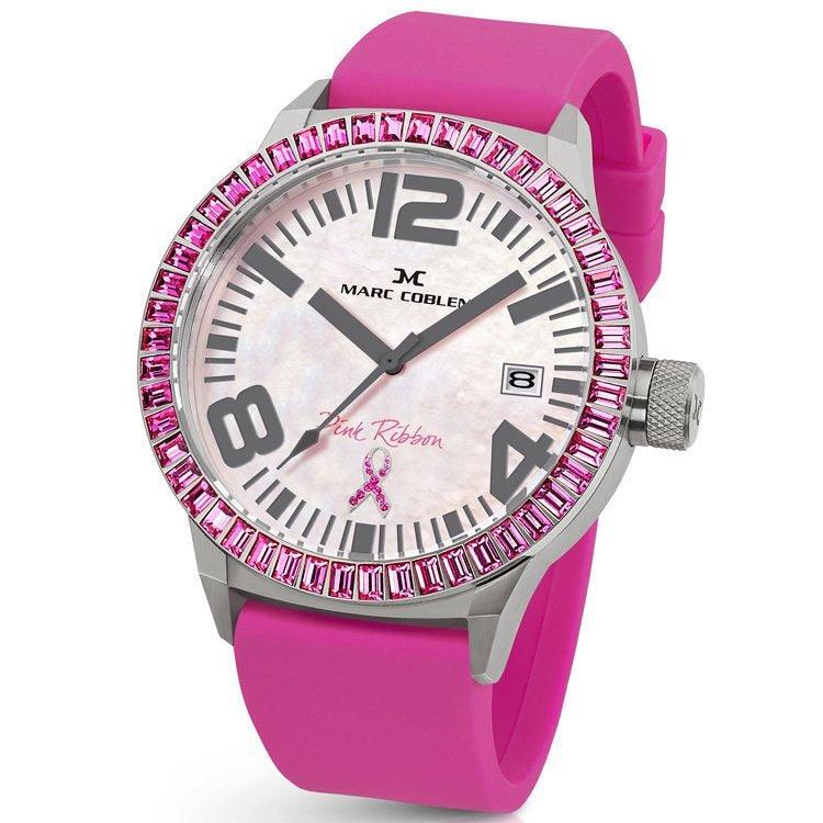 Marc Coblen MC45PR1 Pink Ribbon Horloge 45mm - horlogeoutlet.nl