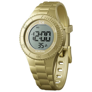 Ice Watch Ice Digit Digitaal Kinderhorloge Gold Metallic 35mm - horlogeoutlet.nl