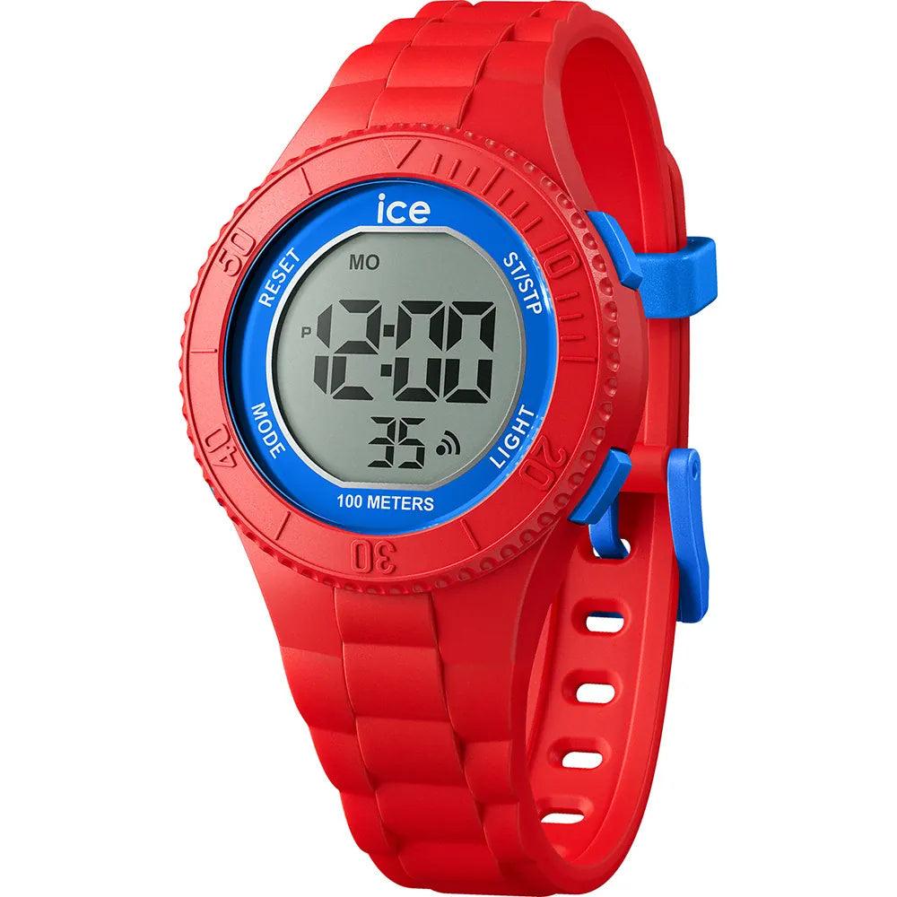 Ice Watch Ice Digit Digitaal Kinderhorloge Red Blue 35mm - horlogeoutlet.nl