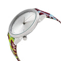 Vlisco x Komono Capsule Collection Estelle Silver Dameshorloge 36mm - horlogeoutlet.nl