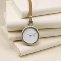 Auteur Watches Memento Sand - Esdoorn en Staal Zakhorloge 44mm - horlogeoutlet.nl